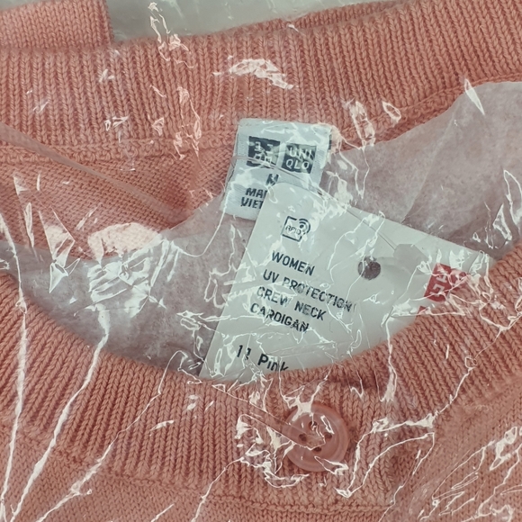 Uniqlo UV Protection Blue Cardigan - M NWT - Picture 3 of 4